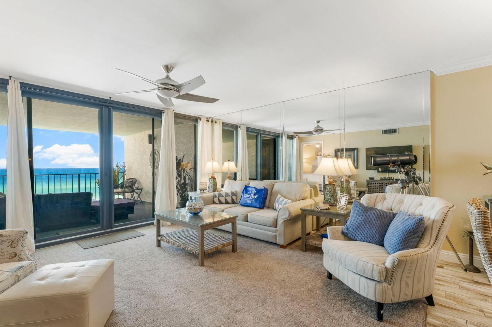 Stunning 2/2 Designer Condo W Coastal Appeal Right On The Gulf! Panama City Beach Eksteriør billede