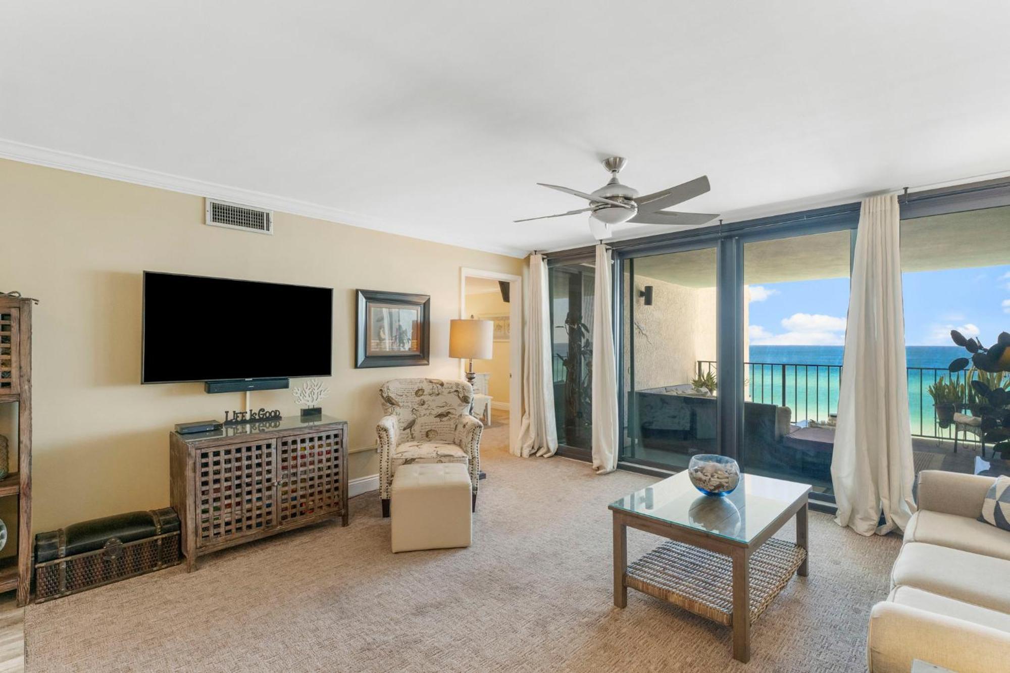 Stunning 2/2 Designer Condo W Coastal Appeal Right On The Gulf! Panama City Beach Eksteriør billede