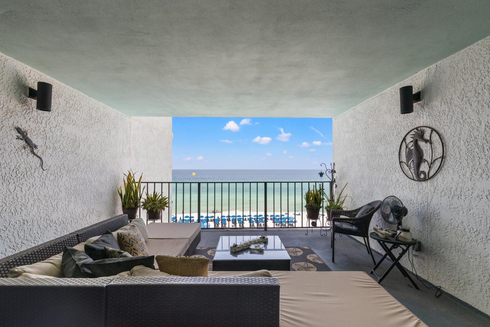 Stunning 2/2 Designer Condo W Coastal Appeal Right On The Gulf! Panama City Beach Eksteriør billede