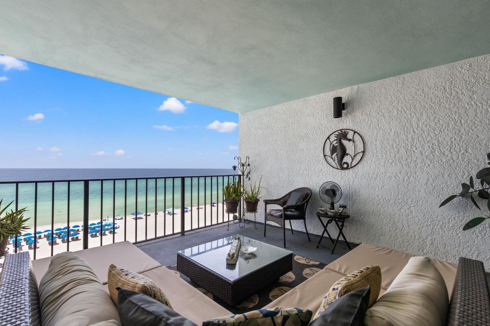 Stunning 2/2 Designer Condo W Coastal Appeal Right On The Gulf! Panama City Beach Eksteriør billede